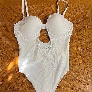 SKIMS White Shapewear Bodysuit